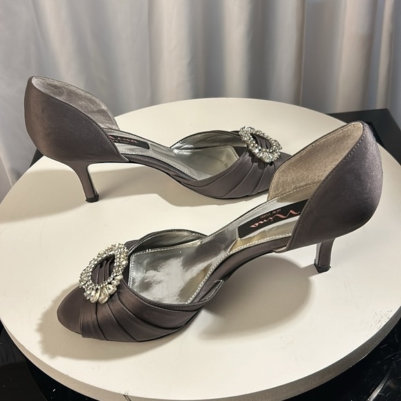 Nina d'Orsay Peep Toe Pumps! - Picture 1 of 9